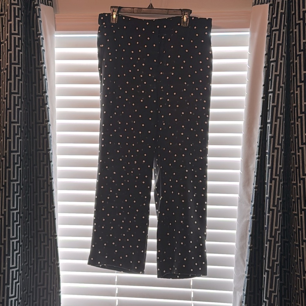 Talbots Polka Dot Wide Leg Pants
